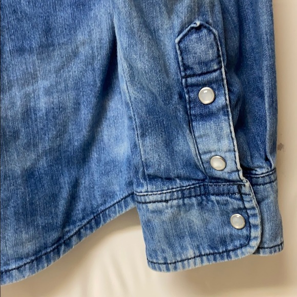 Life in Progress acid wash denim shirt - Picture 5 of 7